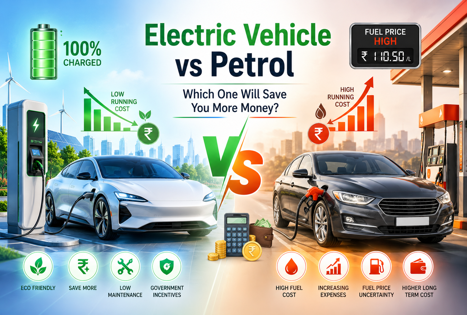Electric Vehicle vs Petrol: Which One Will Save You More Money?